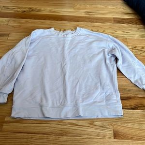 LULULEMON Perfectly oversized crew light purple